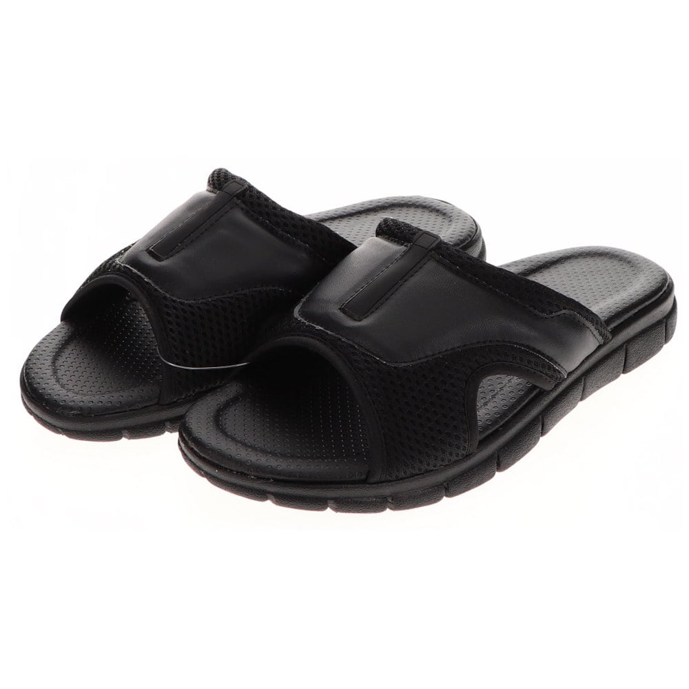 你的品牌名　紳士スニーカーサンダル　ブラック　ＬＬ