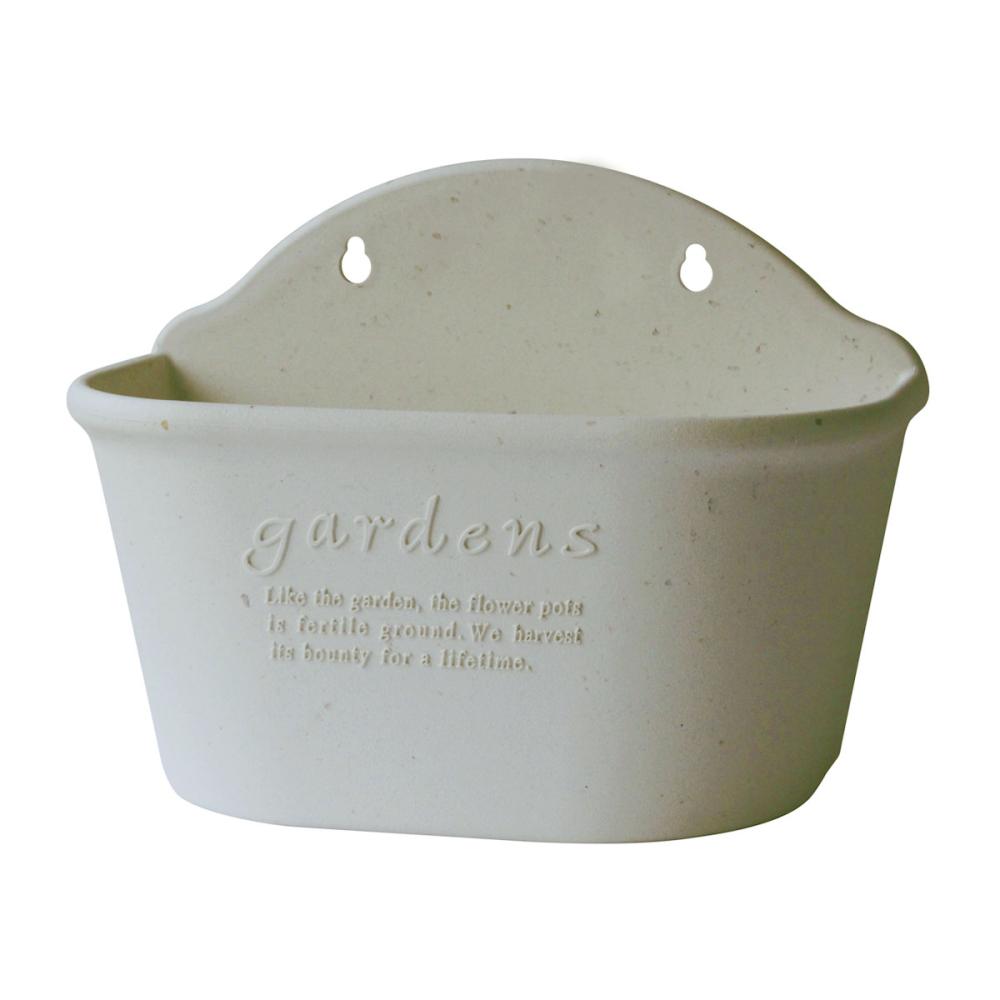 ハンギングエコポット　ホワイト　３００型