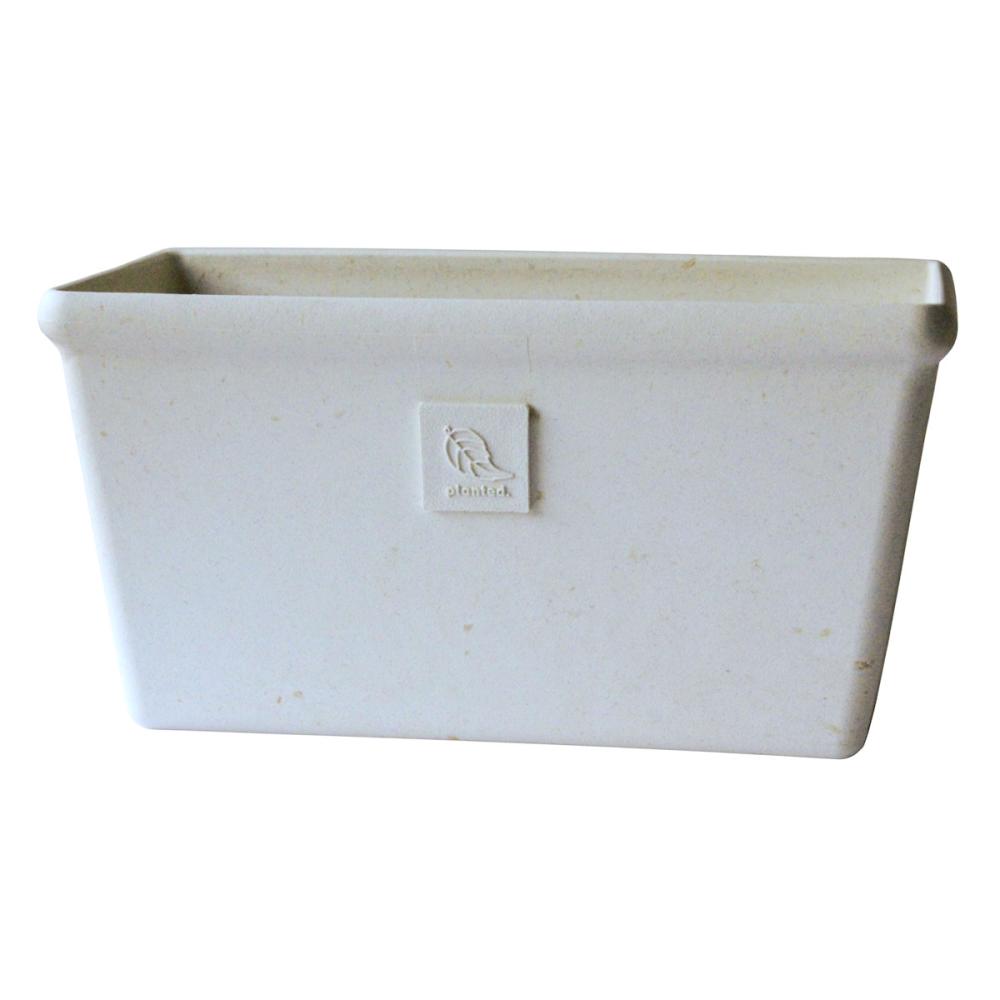 エコプランター角型ワイド　ホワイト　３００型