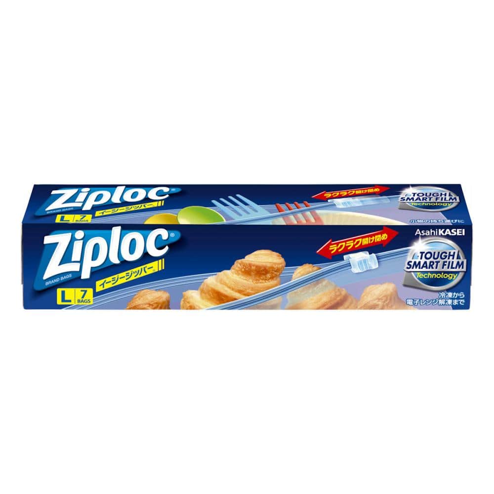 旭化成　ジップロック　イージージッパー　Ｌ　７枚