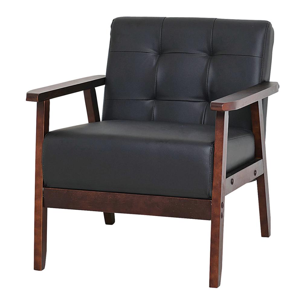 クロシオ　ソファ　オスロ　１人掛け　ブラック　１５４１３