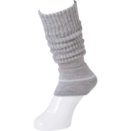 オカモト　靴下サプリ　まるでこたつレッグウォーマー　グレー