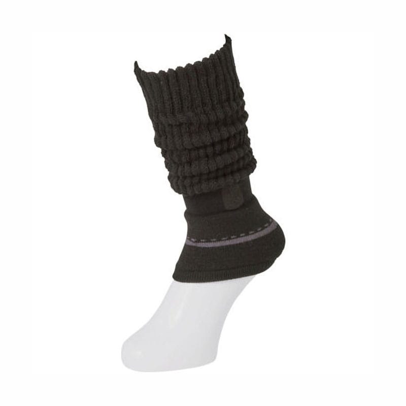 オカモト　靴下サプリ　まるでこたつレッグウォーマー　黒