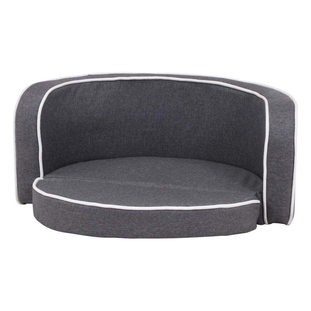 ペットフロアソファ（クッション折り畳み仕様）　グレー