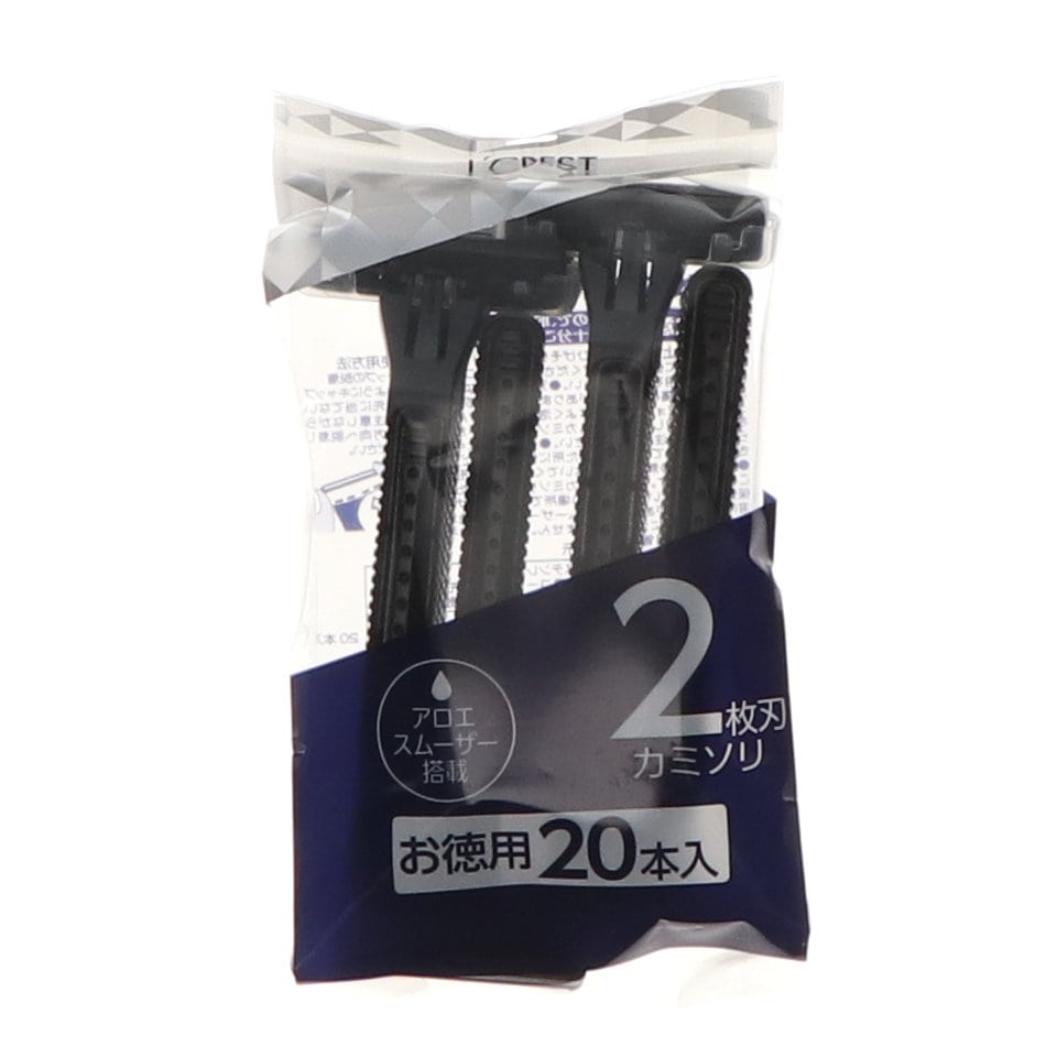 Ｌ’ＣＲＥＳＴ　カミソリ　２枚刃　使い捨てディスポ　２０本入り
