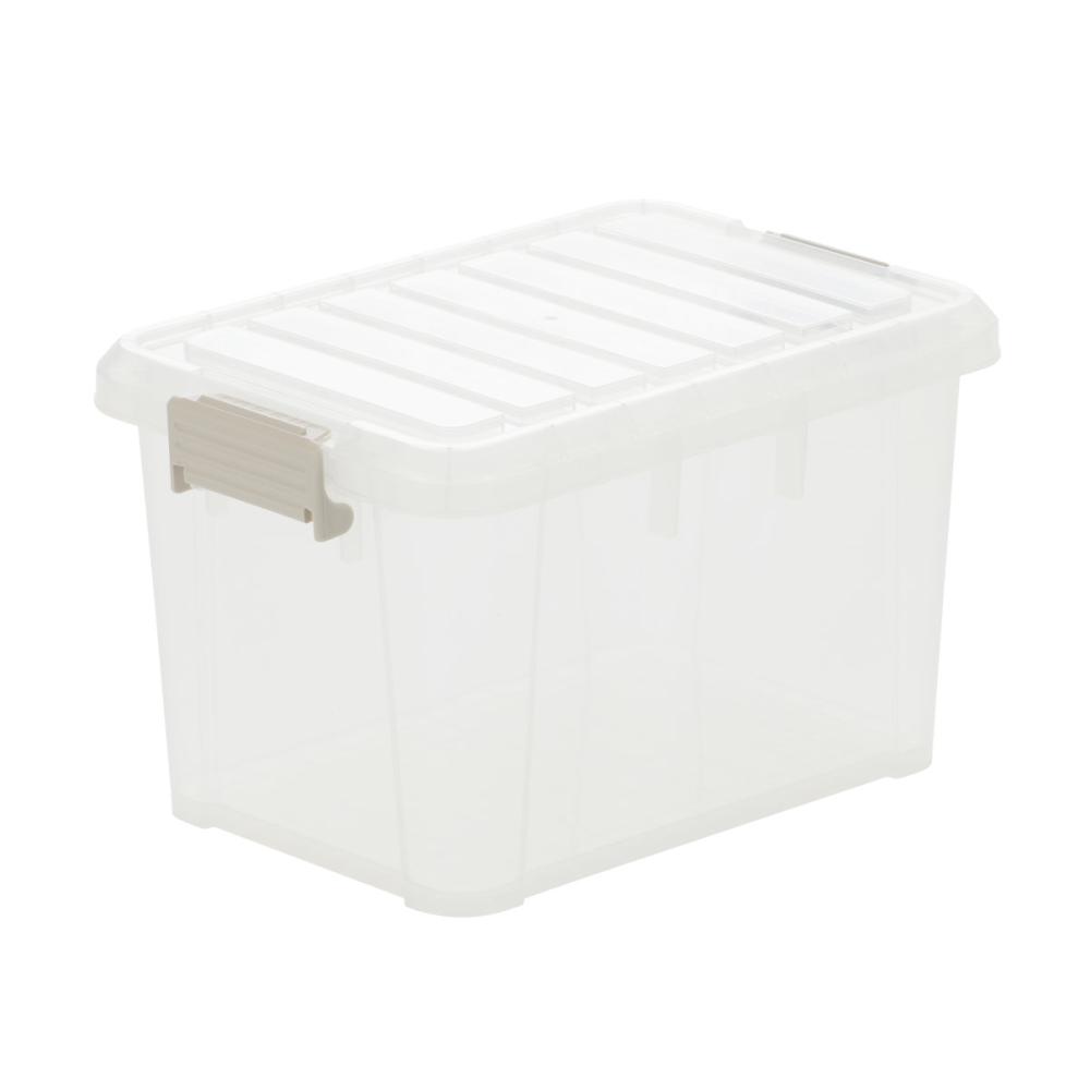 積み重ねできる丈夫な収納ボックス　奥行３８ｃｍ　深型