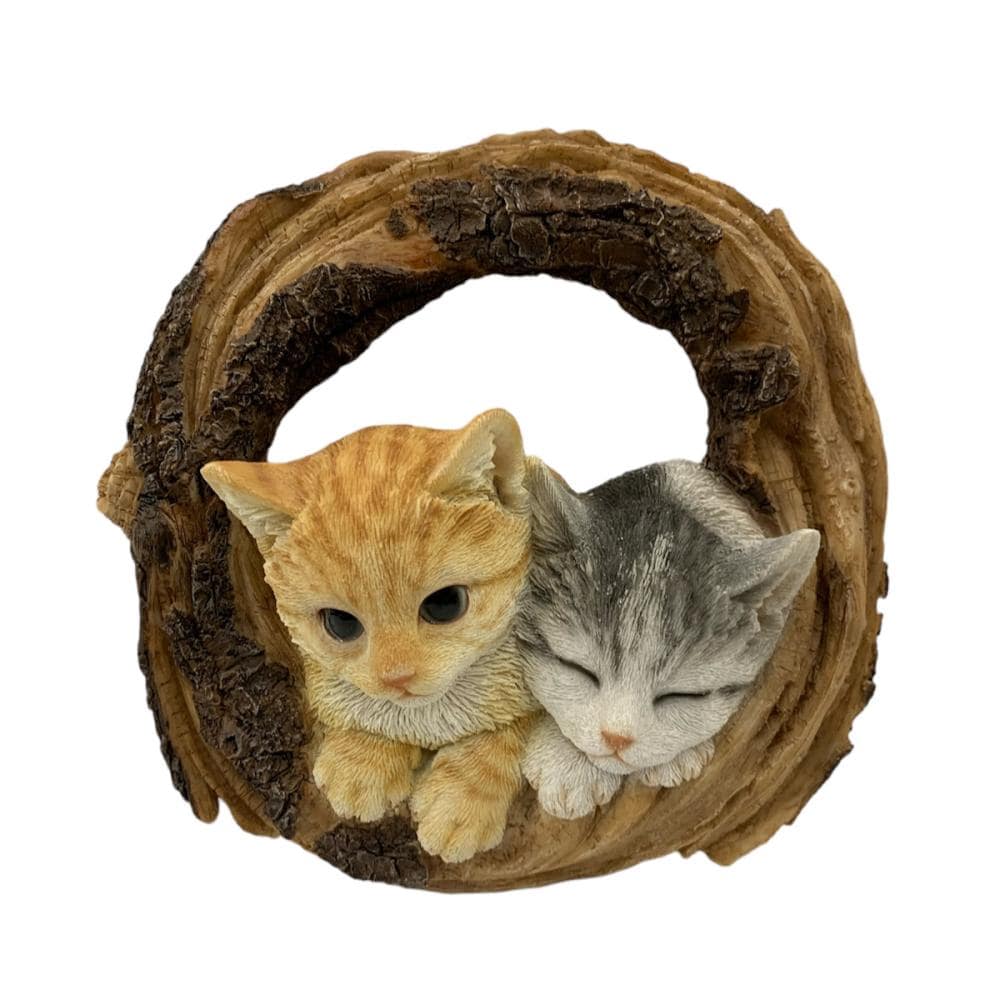 Ｂｒｅｅｚｙ　Ｇｒｅｅｎ　引っ掛けオブジェ　仲良しキャット