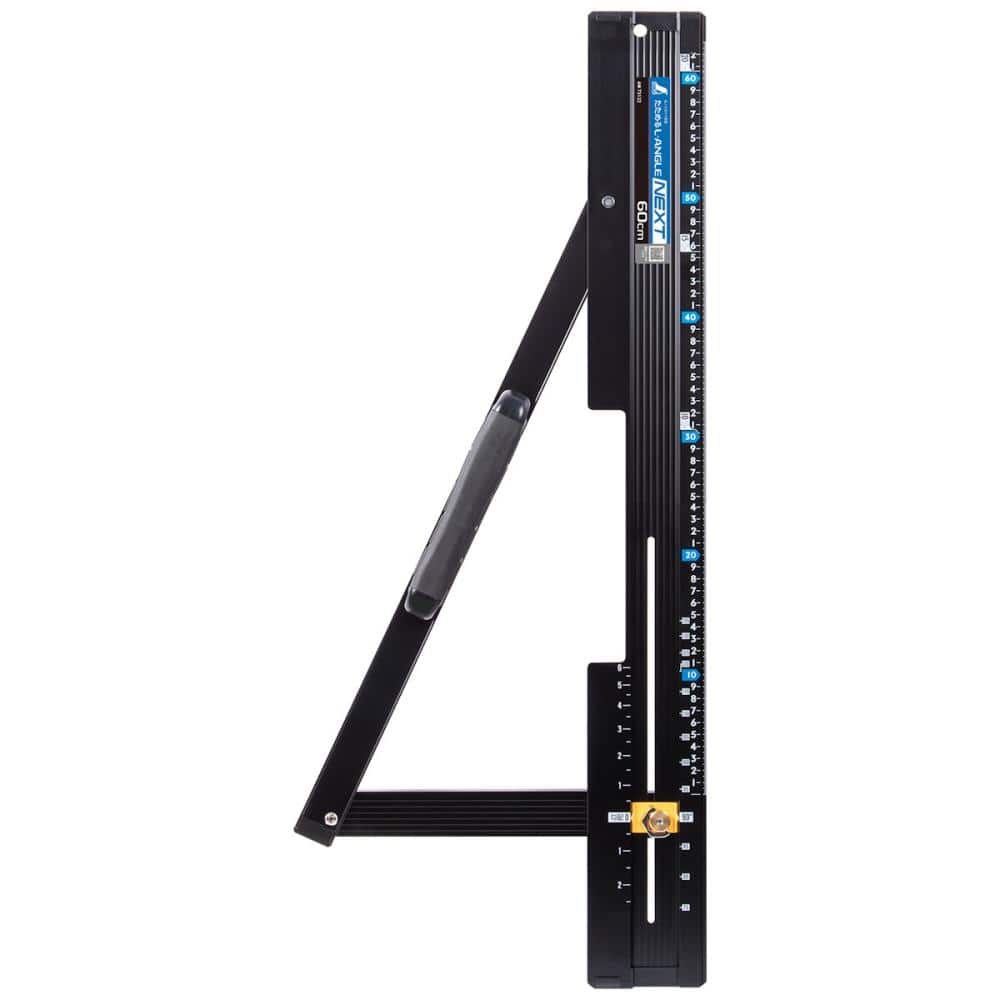 シンワ測定　丸ノコガイド定規　たためるエルアングル　Ｎｅｘｔ　６０ｃｍ　角度切断機能付　７３１２２