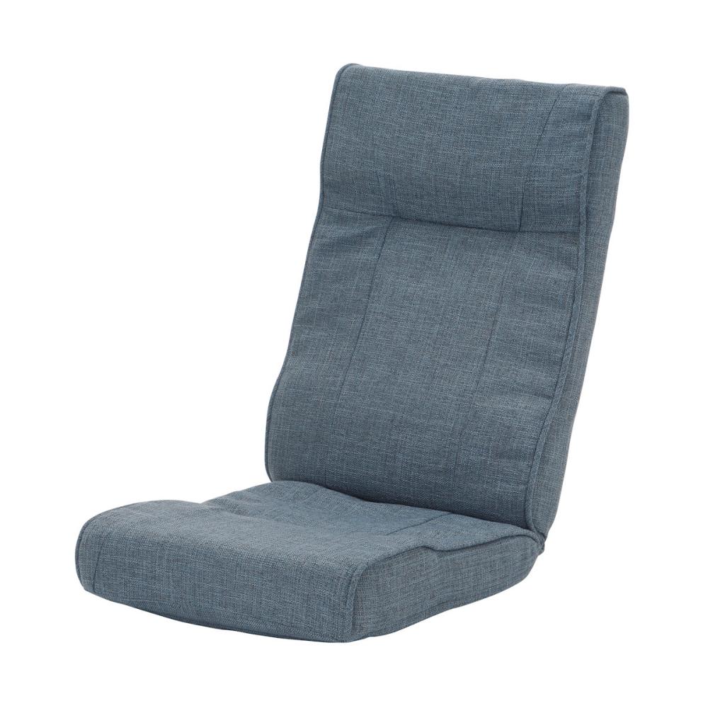 アテーナライフ　レバー式ハイバック座椅子　ブルー