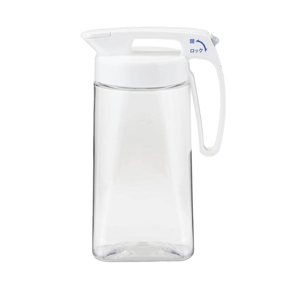 アテーナライフ　そそぎやすく洗いやすい冷水筒　１．６Ｌ　ホワイト