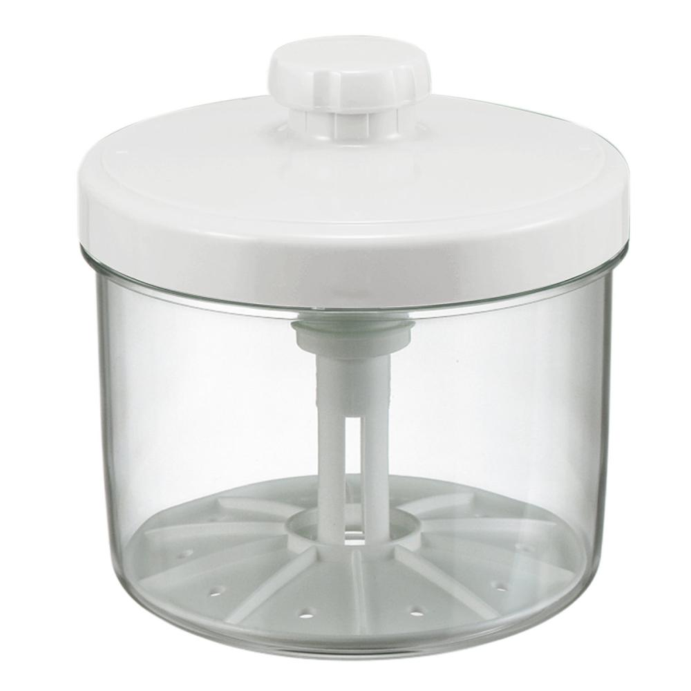アテーナライフ　おもしの要らない即席漬け物器　丸型　４Ｌ