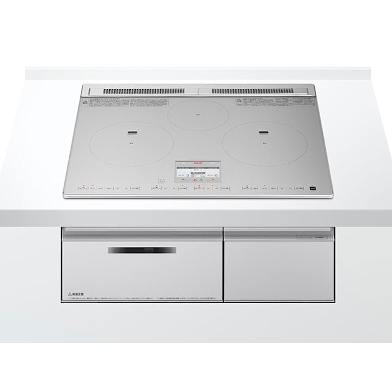 日立　ＩＨクッキングヒーター　鉄・ステンレス対応　トリプルＩＨ　６０ｃｍ幅　シルバートップ　ＨＴ－Ｎ８ＳＴＦ－Ｓ