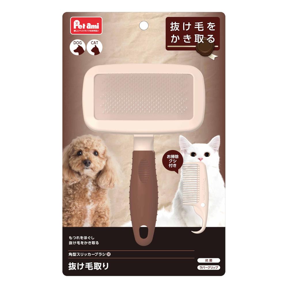Ｐｅｔａｍｉ　角型スリッカーブラシ　Ｍ