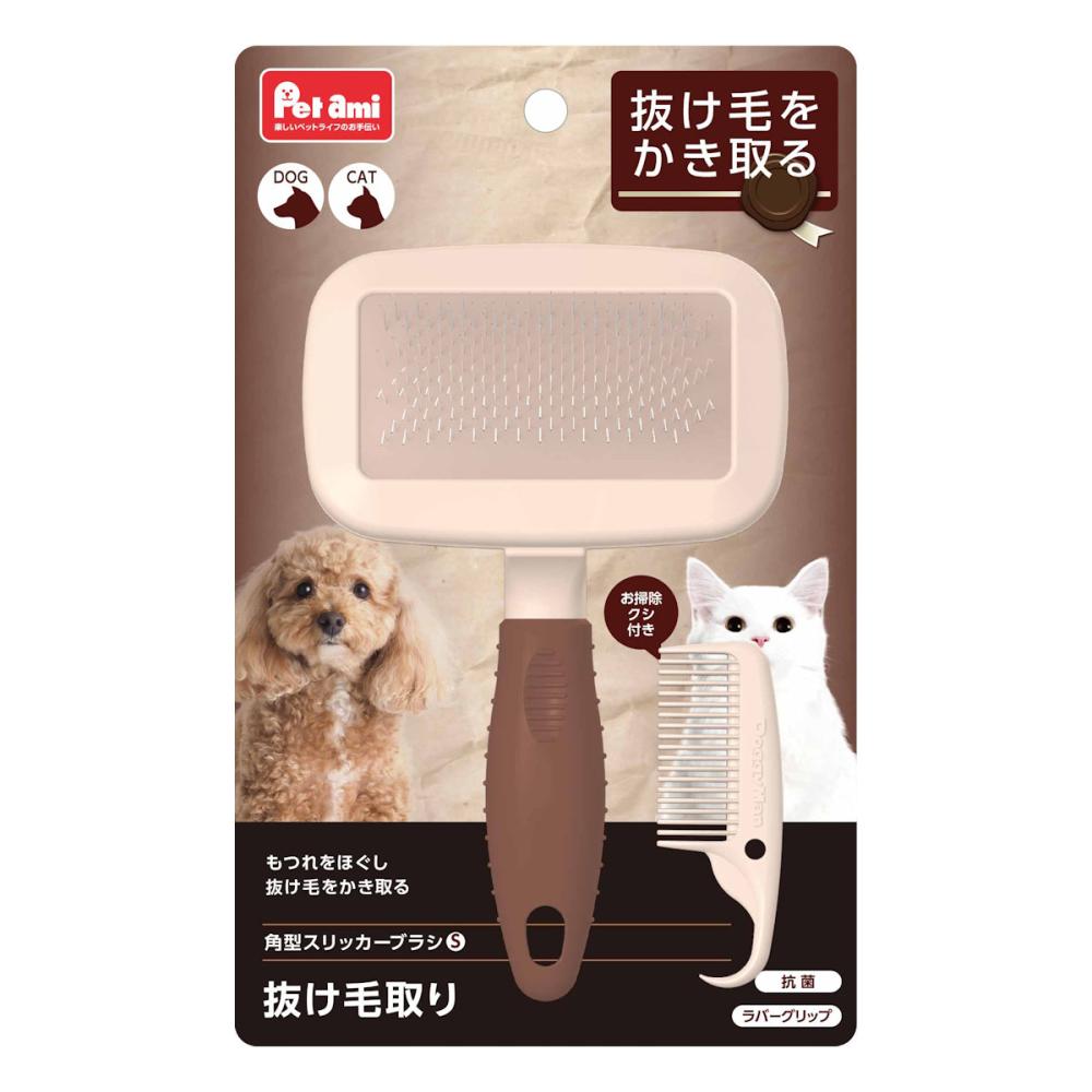 Ｐｅｔａｍｉ　角型スリッカーブラシ　Ｓ