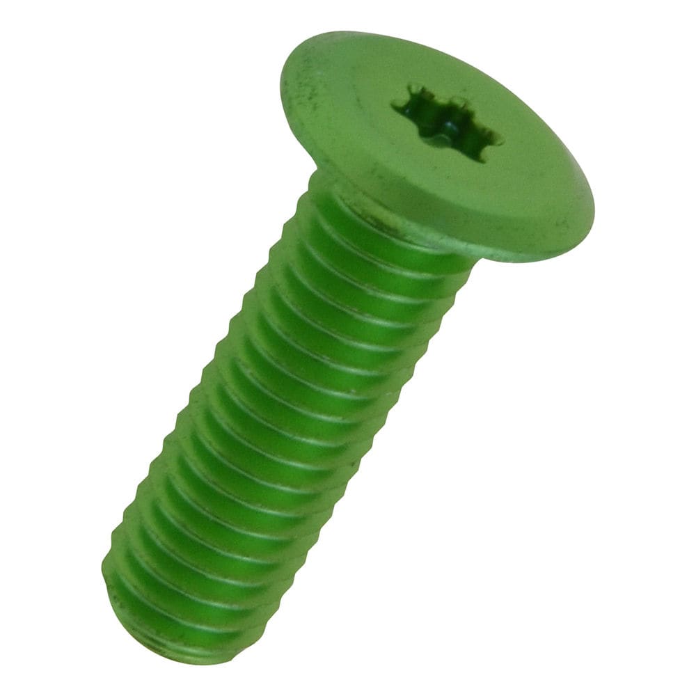 八幡ねじ　アルミスリムヘッドスクリュー　５×１６　グリーン