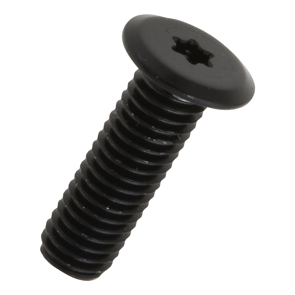 八幡ねじ　アルミスリムヘッドスクリュー　５×１６　ブラック