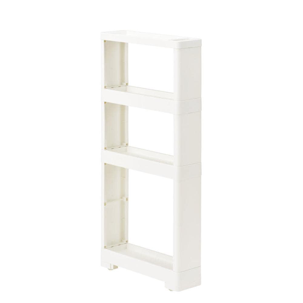 ジェイ・イー・ジェイ　リセスーパースリムラック　マルチ４段　ホワイト