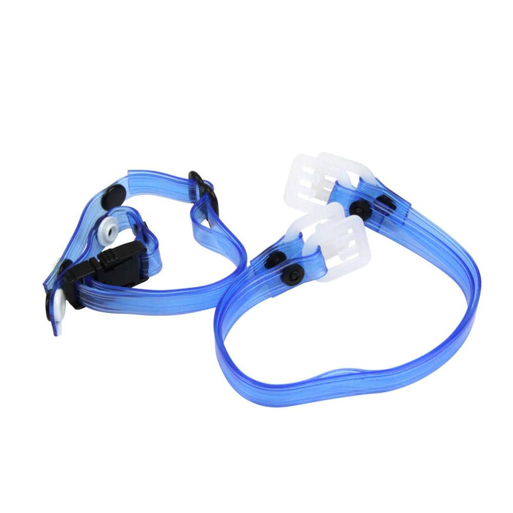 ＴＯＹＯＳＡＦＥＴＹ　トーヨーセフティー　ヘルメット用透明ビニール製アゴ紐　ブルー／透明ビニール　　ＮＯ．ＴＥ－４