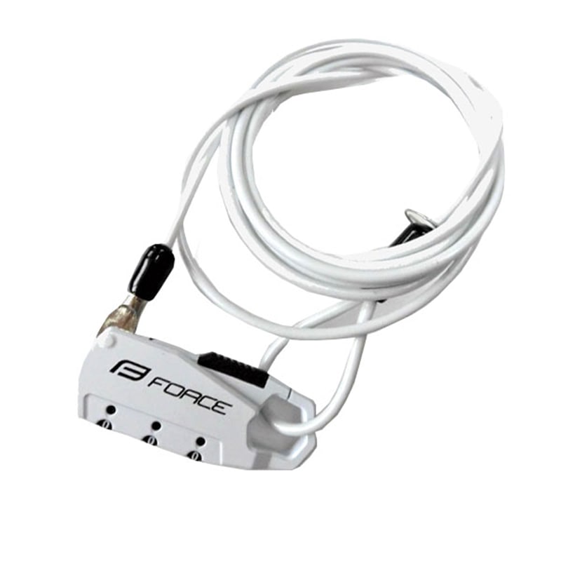 ＦＯＲＣＥ（フォース）　ミニロックストレートワイヤー　１８０ｃｍ　ホワイト　８００２２