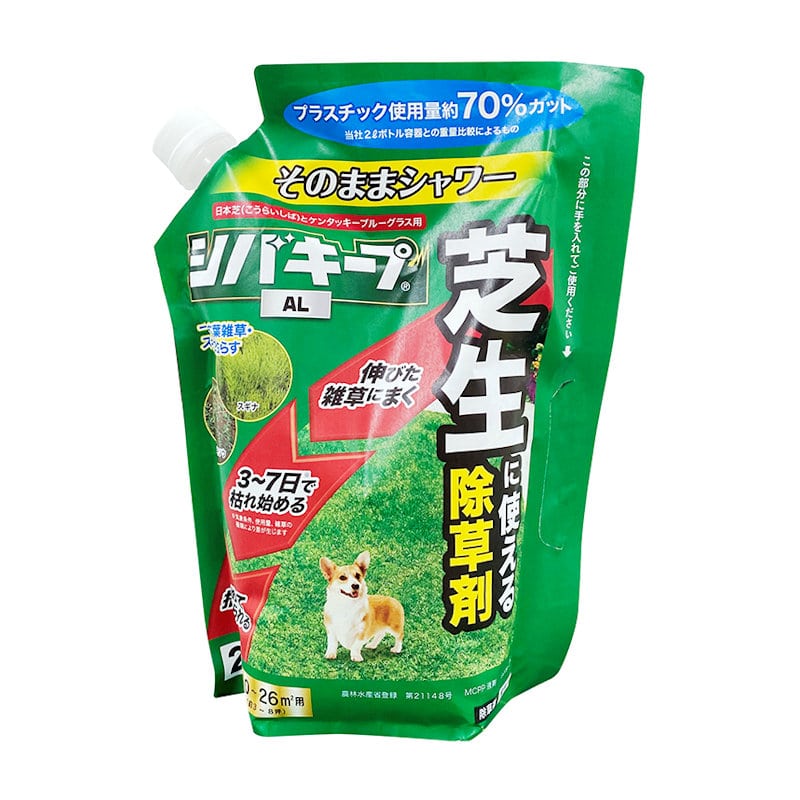 芝生に使える除草剤シバキープ　ＡＬ　２Ｌ
