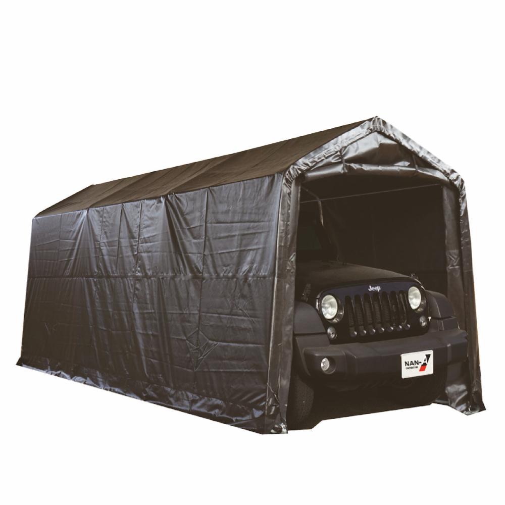 南栄工業　パイプ車庫　マルチストレージ　ブラック　３０５５Ｂ　ＢＫ