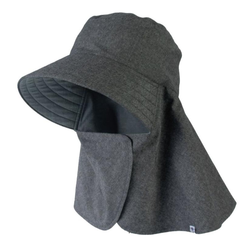 ユニワールド　ゆったりサイズの農帽　グレー　ＮＳ－１２９