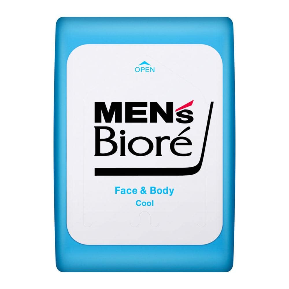 花王　メンズビオレ　顏もふけるボディシート　クールタイプ　２８枚