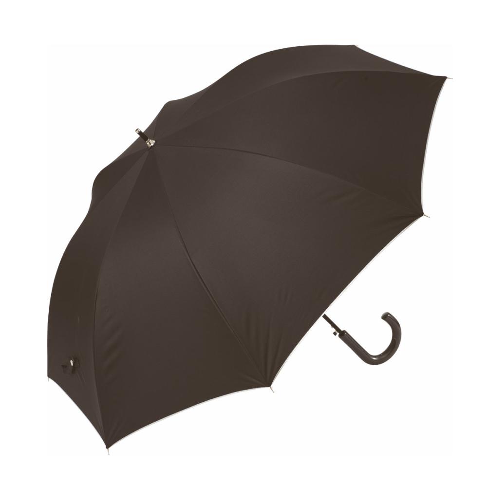 スギハラ　晴雨兼用６５ｃｍジャンプ傘　無地コーティング　ブラック　ブラックコーティング