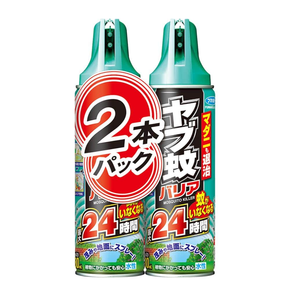 フマキラー　ヤブ蚊バリア　４８０ｍＬ　２本パック