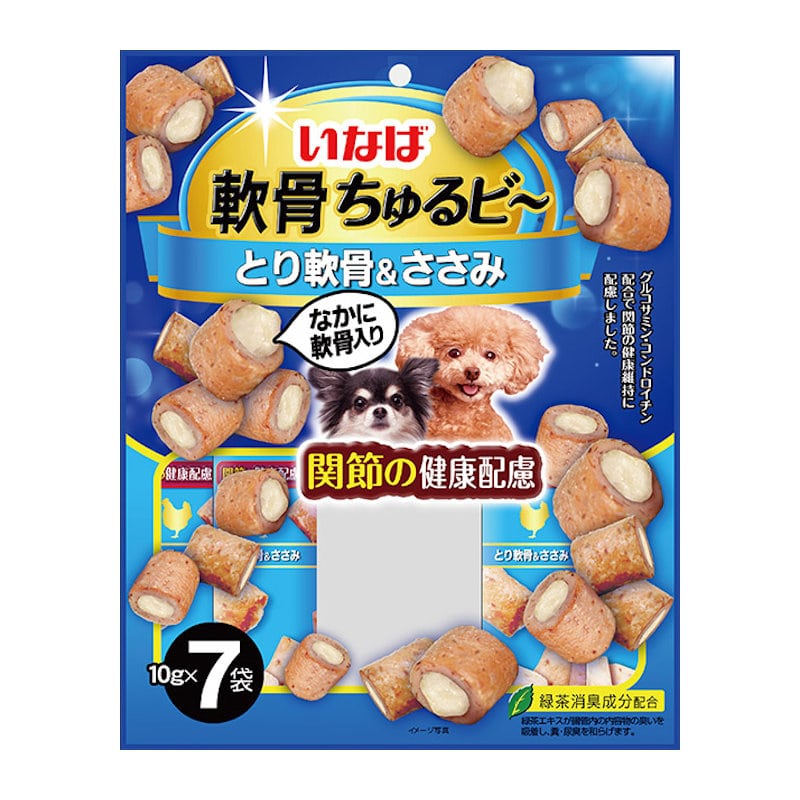 いなば　軟骨ちゅるビ～　とり軟骨＆ささみ　１０ｇ×７袋入り