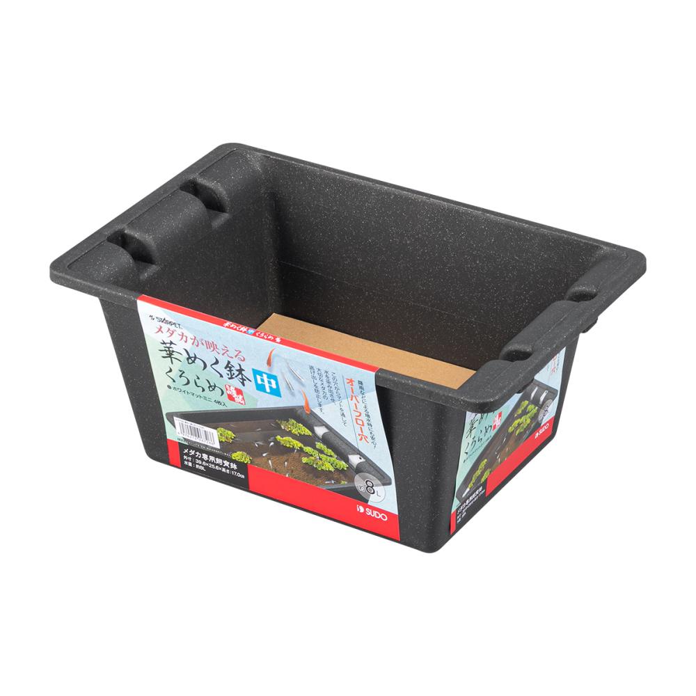 スドー　華めく鉢（中）　くろらめ