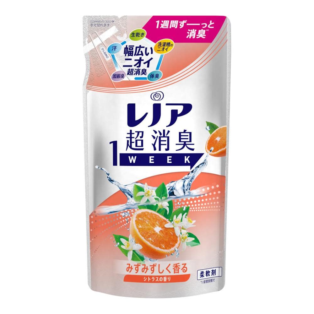 Ｐ＆Ｇ　レノア超消臭１ＷＥＥＫ　シトラス　詰め替え用　３８０ｍＬ