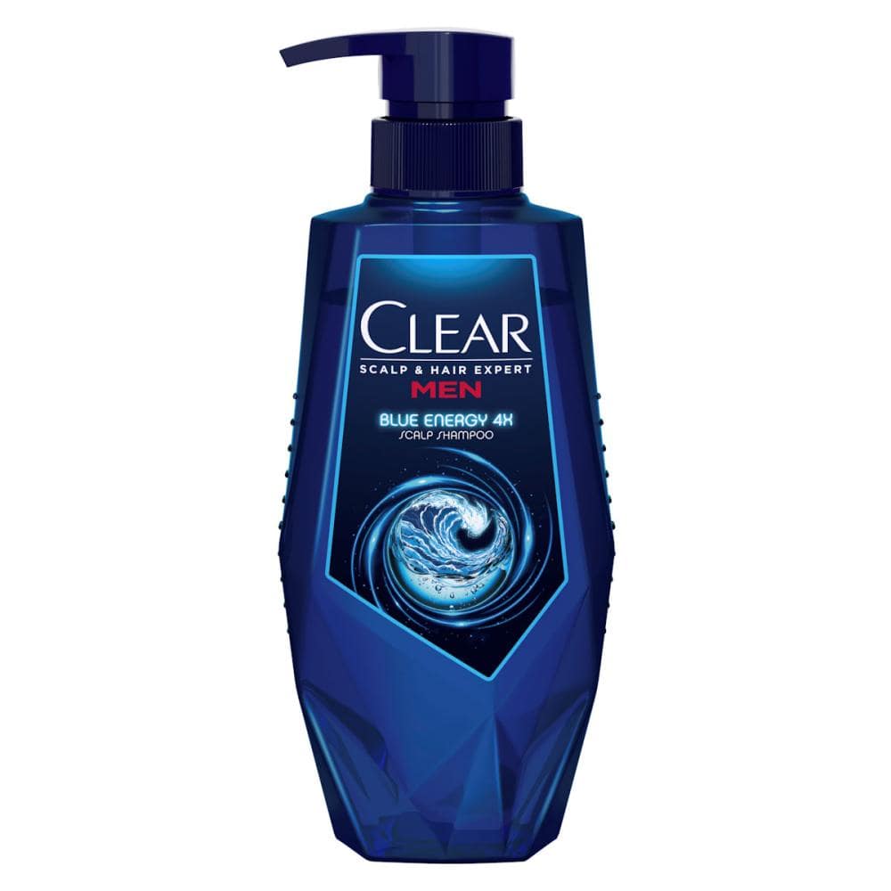 ユニリーバ　クリア　ブルーエナジー４Ｘ　スカルプシャンプー　本体　３５０ｇ