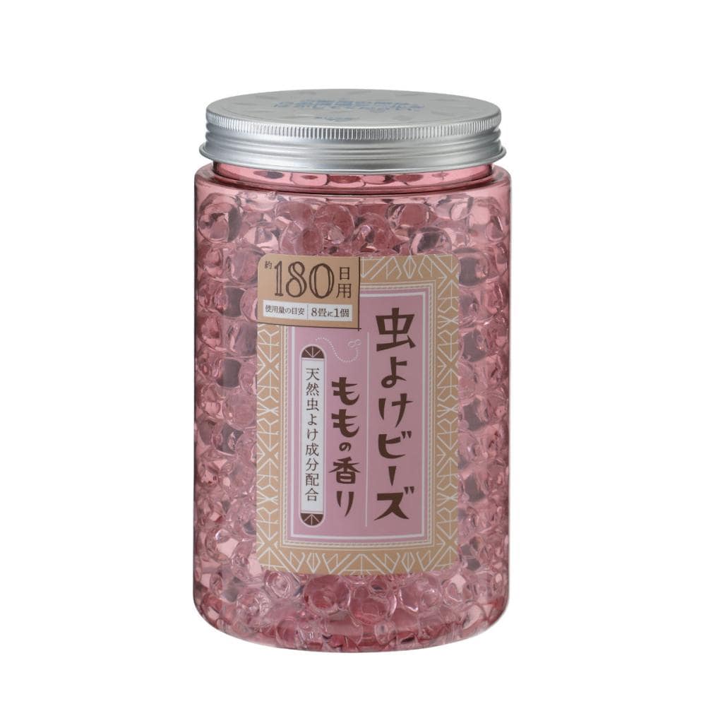 虫よけビーズ　ももの香り　１８０日用