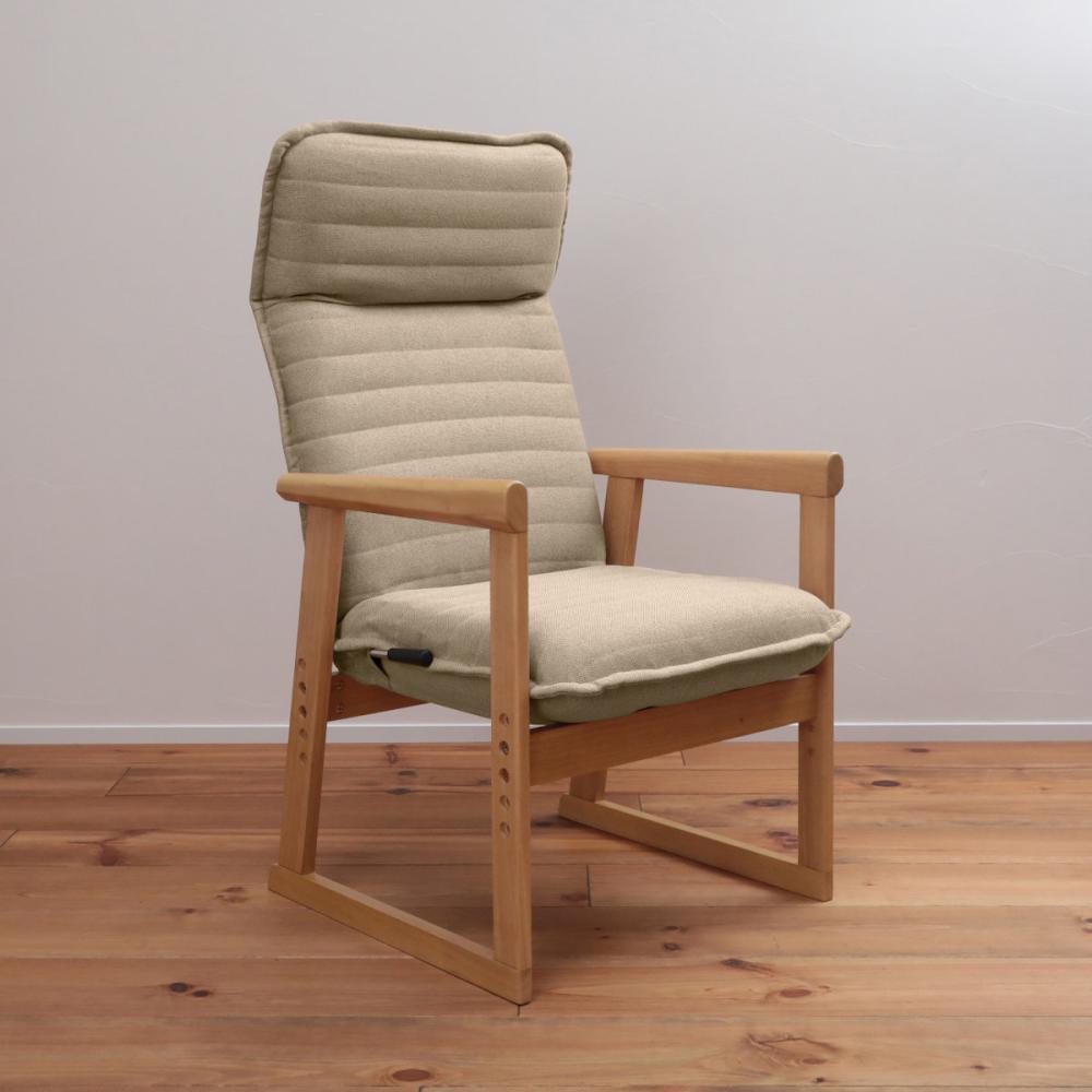 明光ホームテック　セレクトチェア　Ｌサイズ　ベージュ　ＬＮニールＢＥ