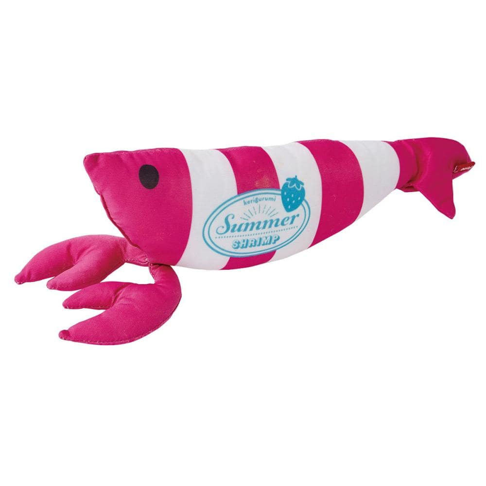 ペティオ　猫用おもちゃ　ひんやりけりぐるみ　エビ　イチゴ