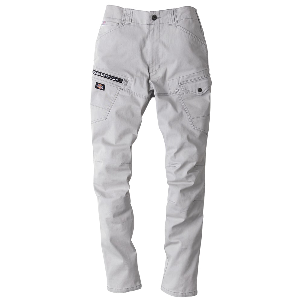 ディッキーズ　ストレッチカーゴパンツ　シルバー　Ｍ　Ｄ－２８８５