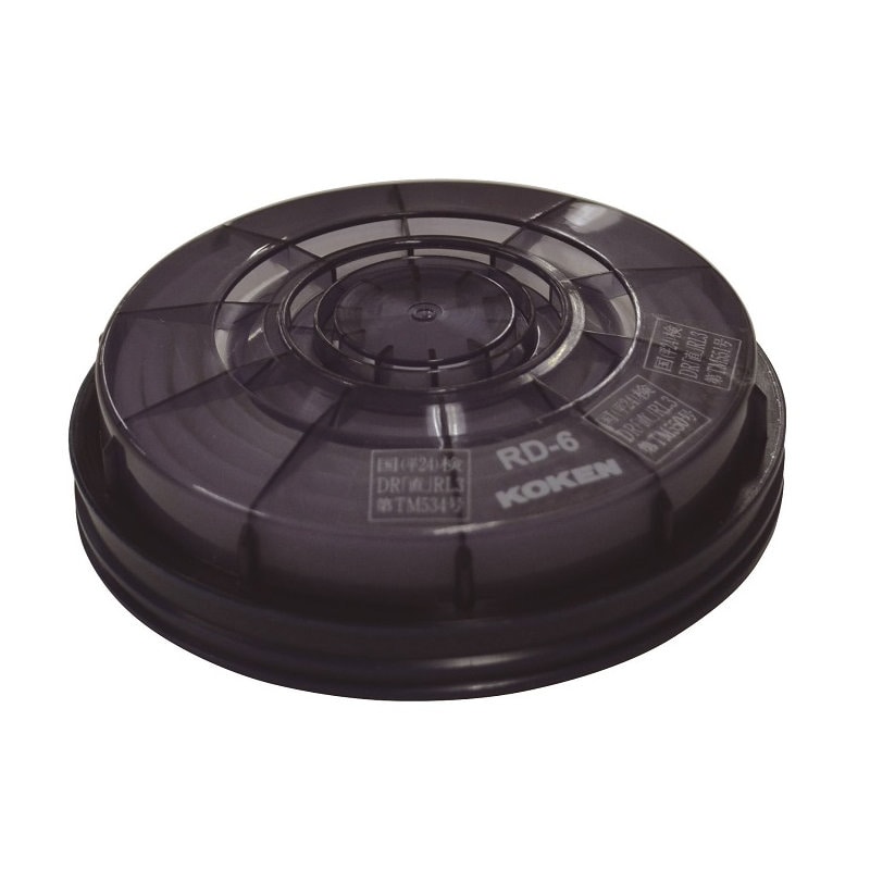 興研　防じんマスク７１２１Ｒ型用交換フィルタ　袋入　アルファリングフィルタ　ＲＤ－６型