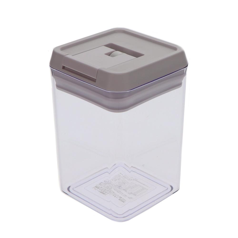 アテーナライフ　レバーで簡単に開閉できるキャニスター　Ｍ　８００ｍＬ