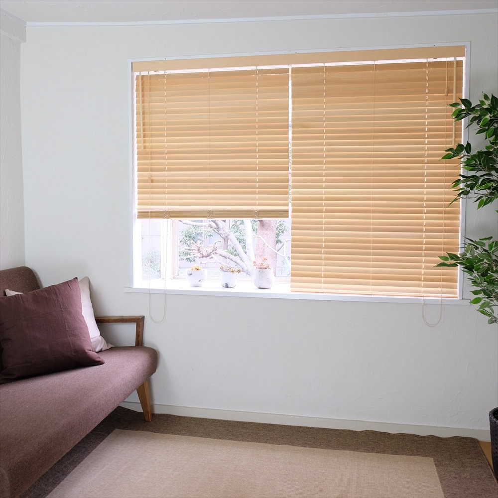 オーダー木製ブラインドフレッド３５セパレート　コードタイプ幅１５１～１８０高４０～１００