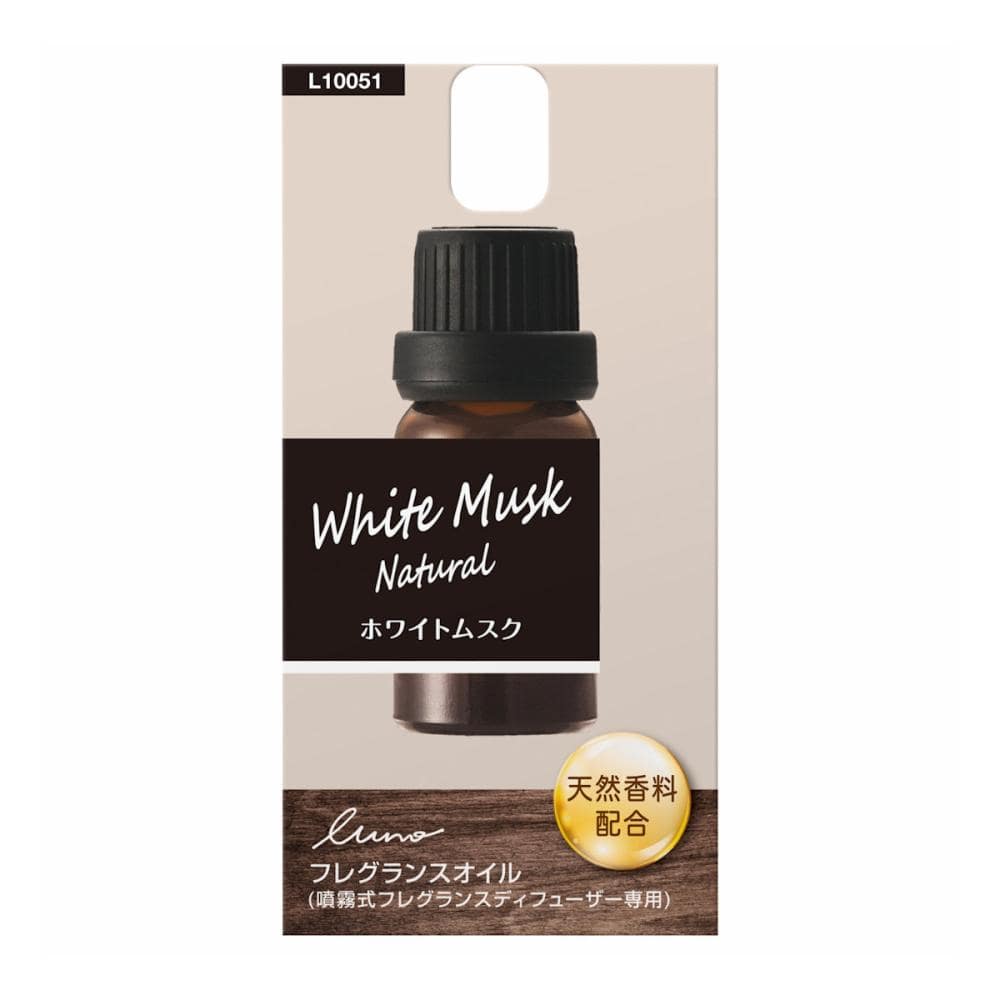 カーメイト　ルーノ　フレグランスオイル　ホワイトムスクナチュラル　Ｌ１００５１