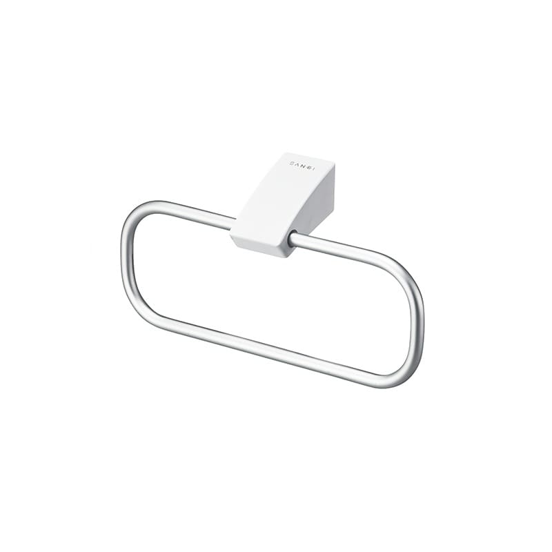 ＳＡＮＥＩ（サンエイ）　タオルリング　ビス付　ホワイト　Ｗ５７０１－Ｗ