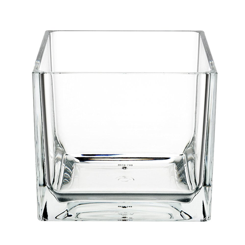 Ｖａｓｅｅｄ（割れない花瓶）　ポリカーボネート花瓶　キューブ　クリア　Ｆ１００－１００