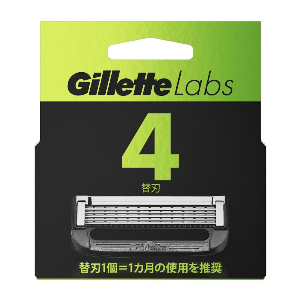 Ｐ＆Ｇ　ジレット　ジレットラボ　角質除去バー搭載　替刃　４個入り