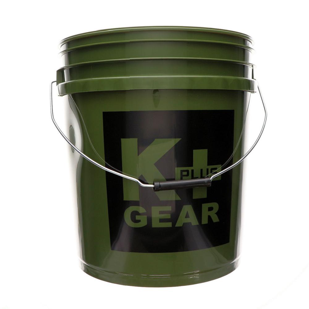Ｋ＋ＧＥＡＲ　多用途バケツ　１８Ｌ　取手付　カーキ