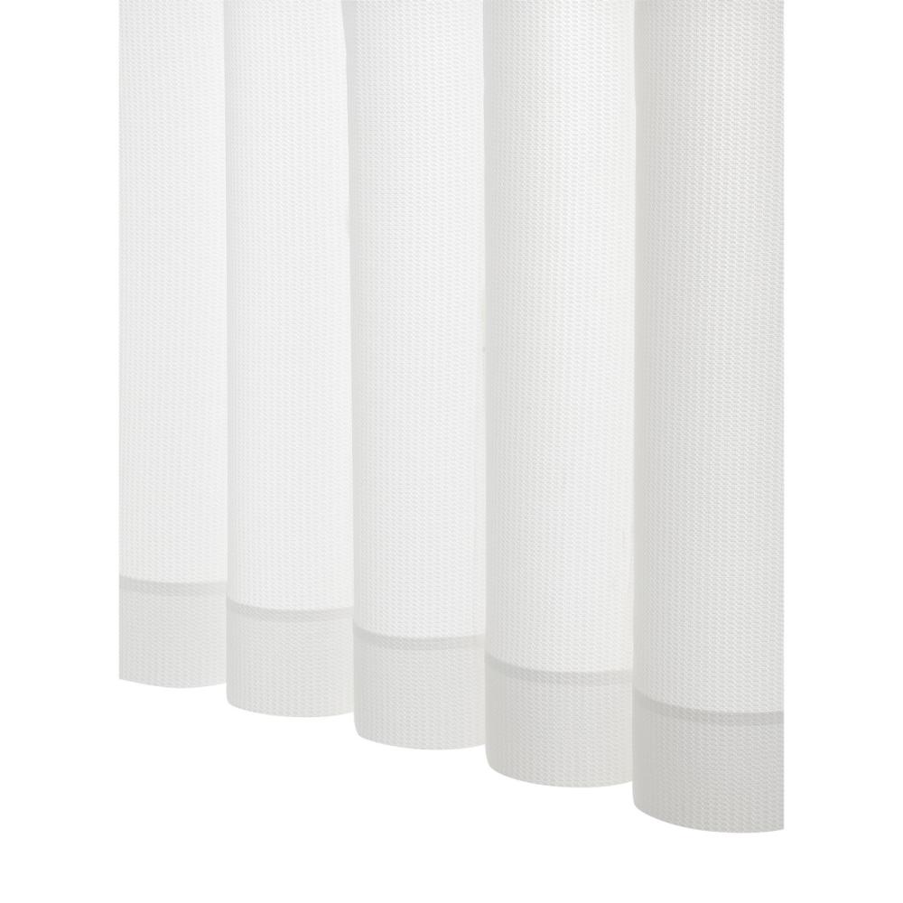 レースカーテン　カサロ　抗カビ　ホワイト　１００×１４８ｃｍ　２枚組