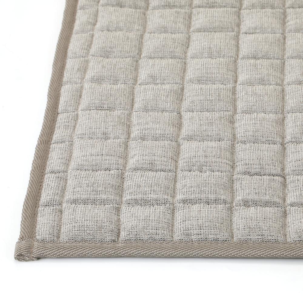 アテーナライフ　シェニール抗菌防臭ラグ　フォグ　グレー　１３０×１８５ｃｍ　約１．５畳