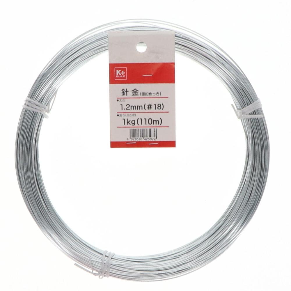 Ｋ＋ＢＵＩＬＤ　針金　１ｋｇ　＃１８×１１０ｍ