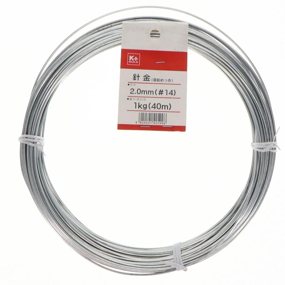 Ｋ＋ＢＵＩＬＤ　針金　１ｋｇ　＃１４×４０ｍ