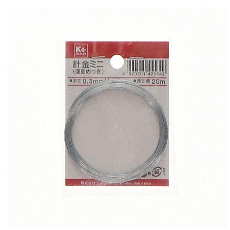 Ｋ＋ＢＵＩＬＤ　針金ミニ　＃３０×２０ｍ
